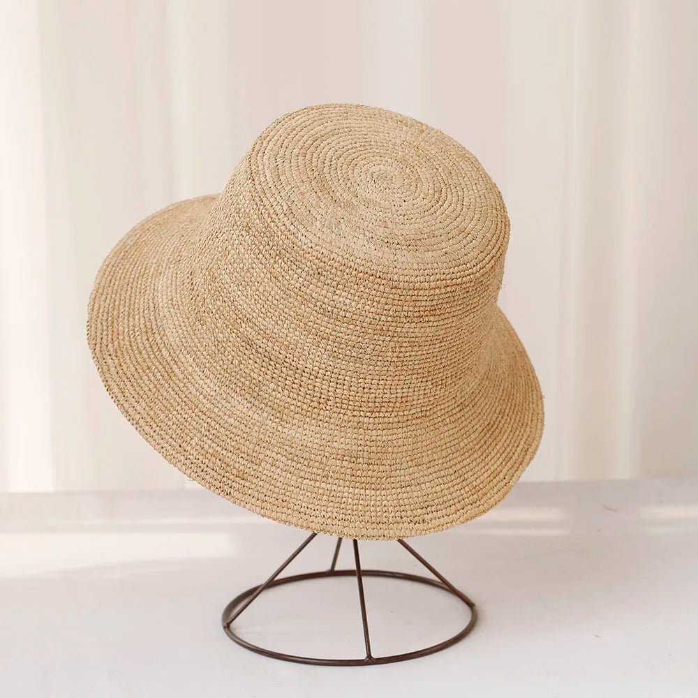 SOERA Ariel Raffia Bucket Hat - Accessories - Light Brown 56 - 58 cm