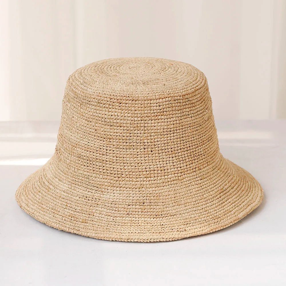 SOERA Ariel Raffia Bucket Hat - Accessories - Light Brown 56 - 58 cm