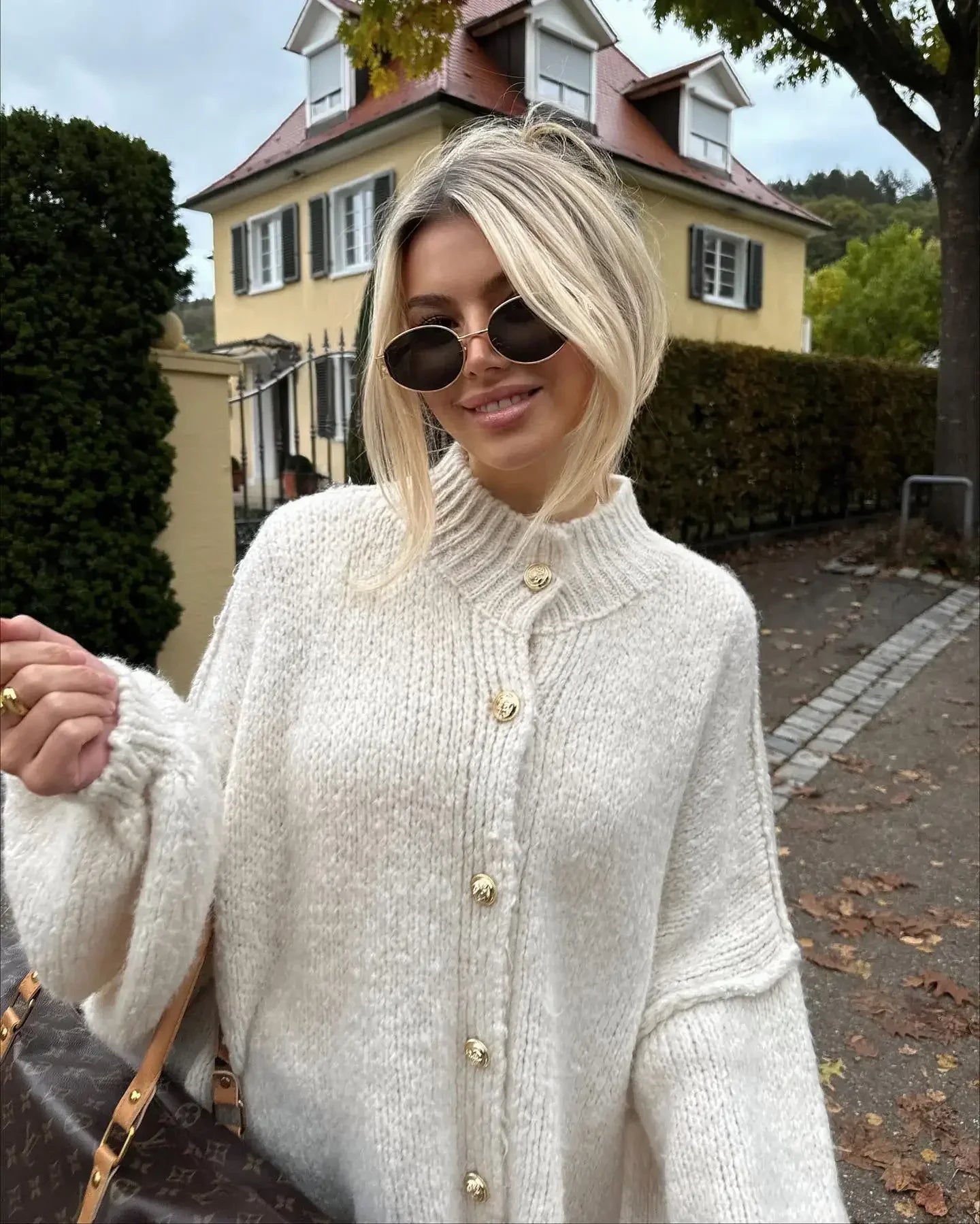 SOERA Greta Long Cardigan - Cardigans - WZ1758162480456434923 Creme S