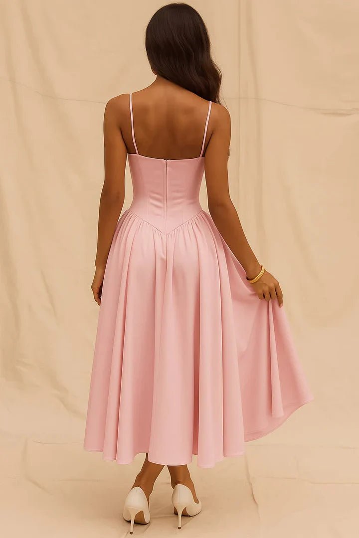 SOERA Isabelle Midi Wedding Guest Dress - Dress - Pink M