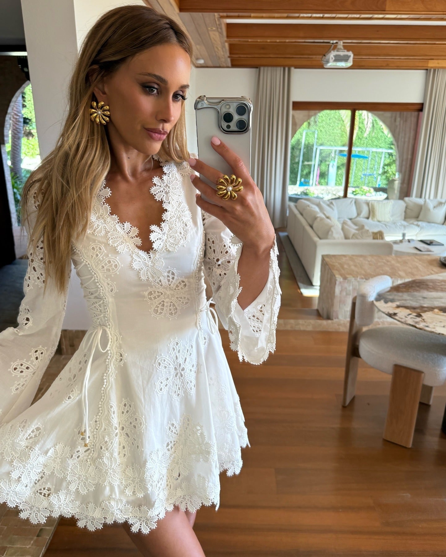SOERA Margot Lace Side-Adjustable Mini Dress - Dress - SOERA-634051-S-OS-03651 S