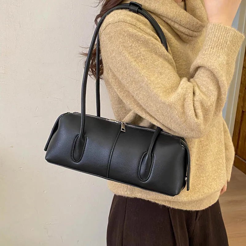 SOERA Beatrice Retro Underarm Shoulder Bag - Handbags - Brown