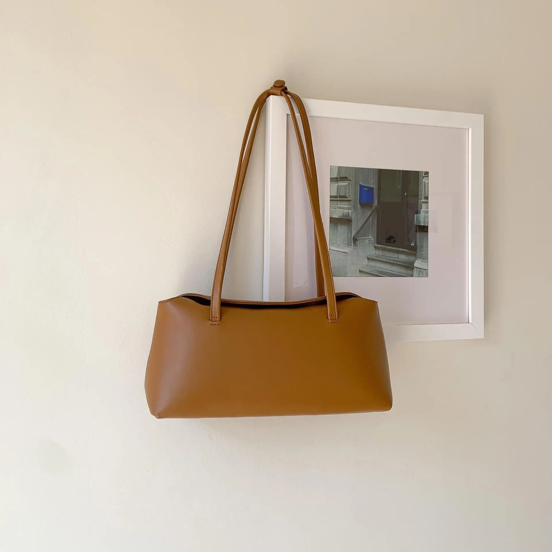SOERA Cilla Pillow Shoulder Tote Bag - Handbags - Dark Brown