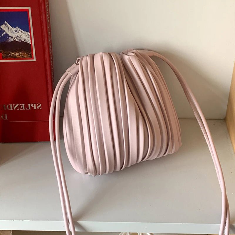 SOERA Lily Pleated Mini Crossbody Bag - Handbags - Purple