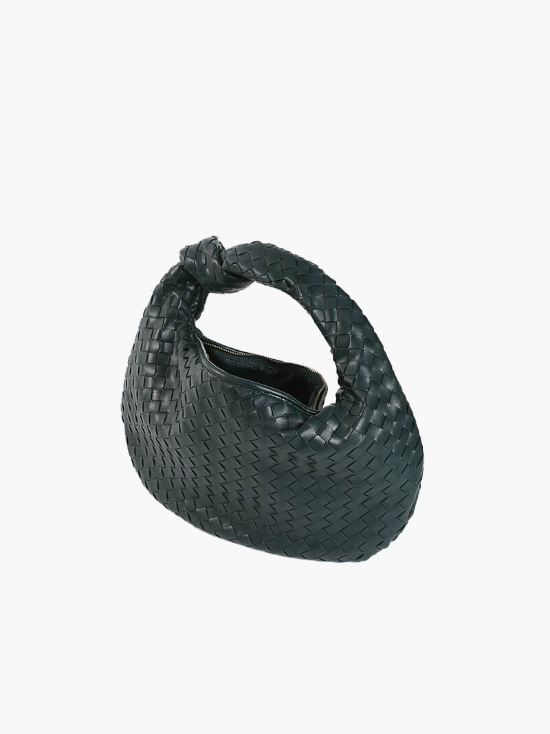 SOERA Woven bag Medium - Handbags - DBAD2-QK170006 Dark green