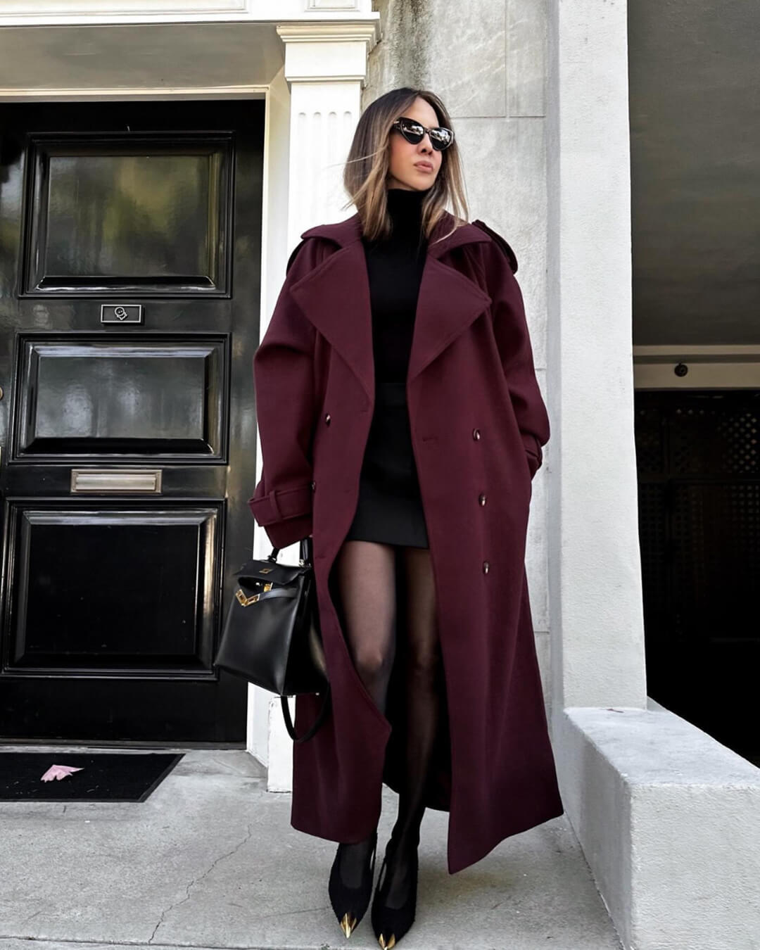 SOERA Alicia Autumn Winter Coat - Jackets - Burgundy S