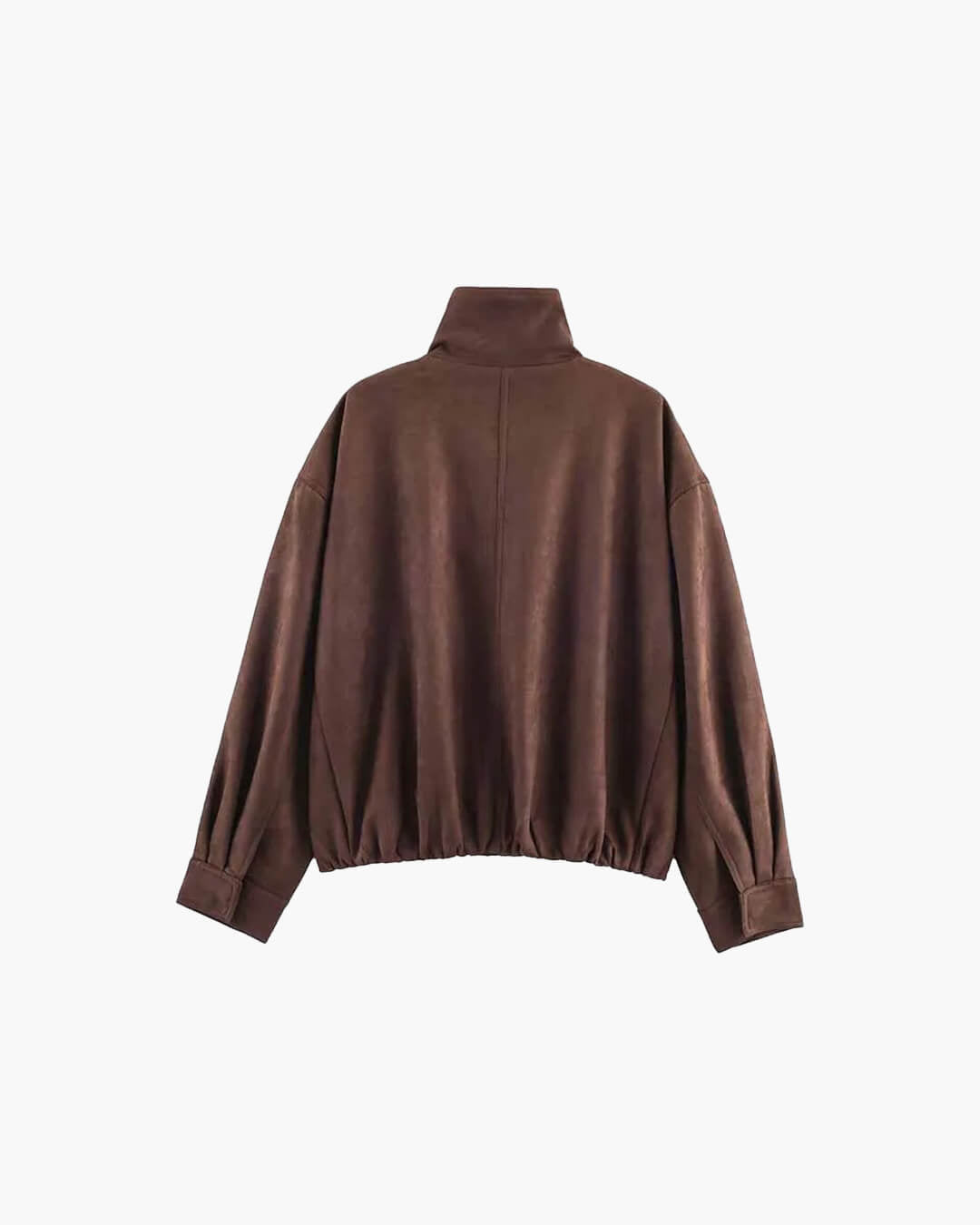 SOERA Viona Stand Collar Suede Jacket - Jackets - 1005009907084400-;Ci1764887227733127693 XS