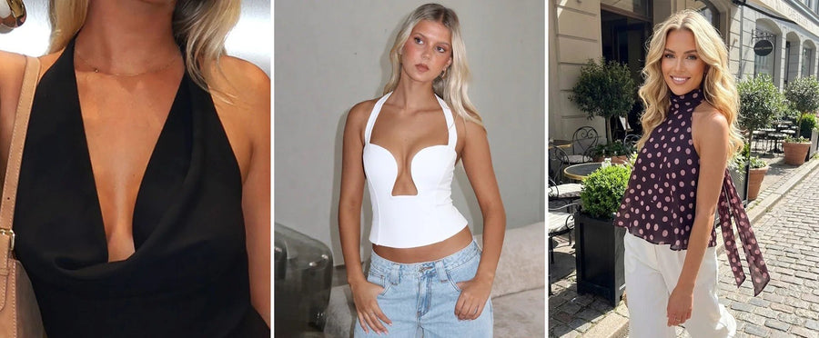 The Halter Neck: Summer's Most Directional Shoulder