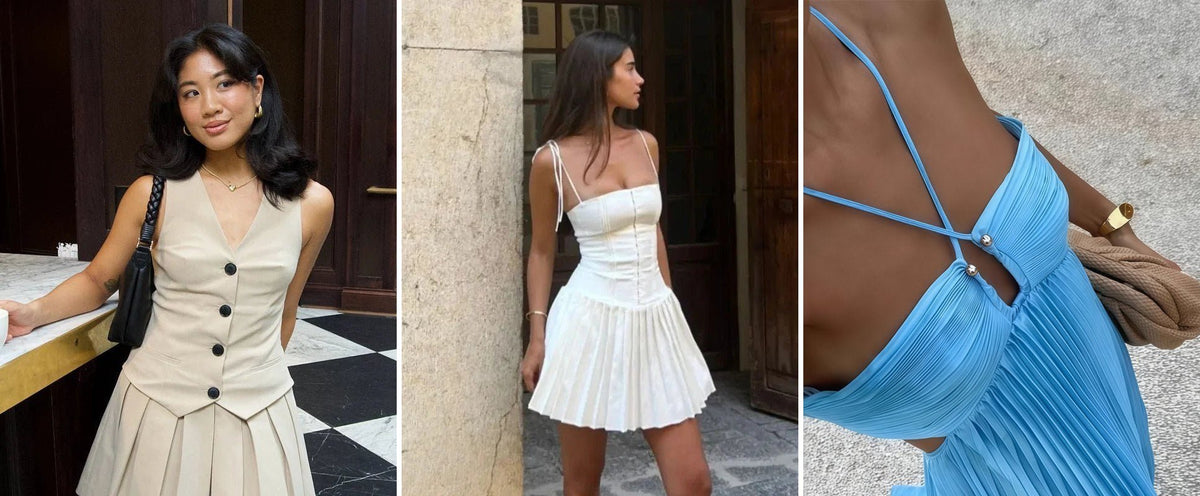 The Pleat: How One Detail Is Rewriting Summer Dressing - SOERA