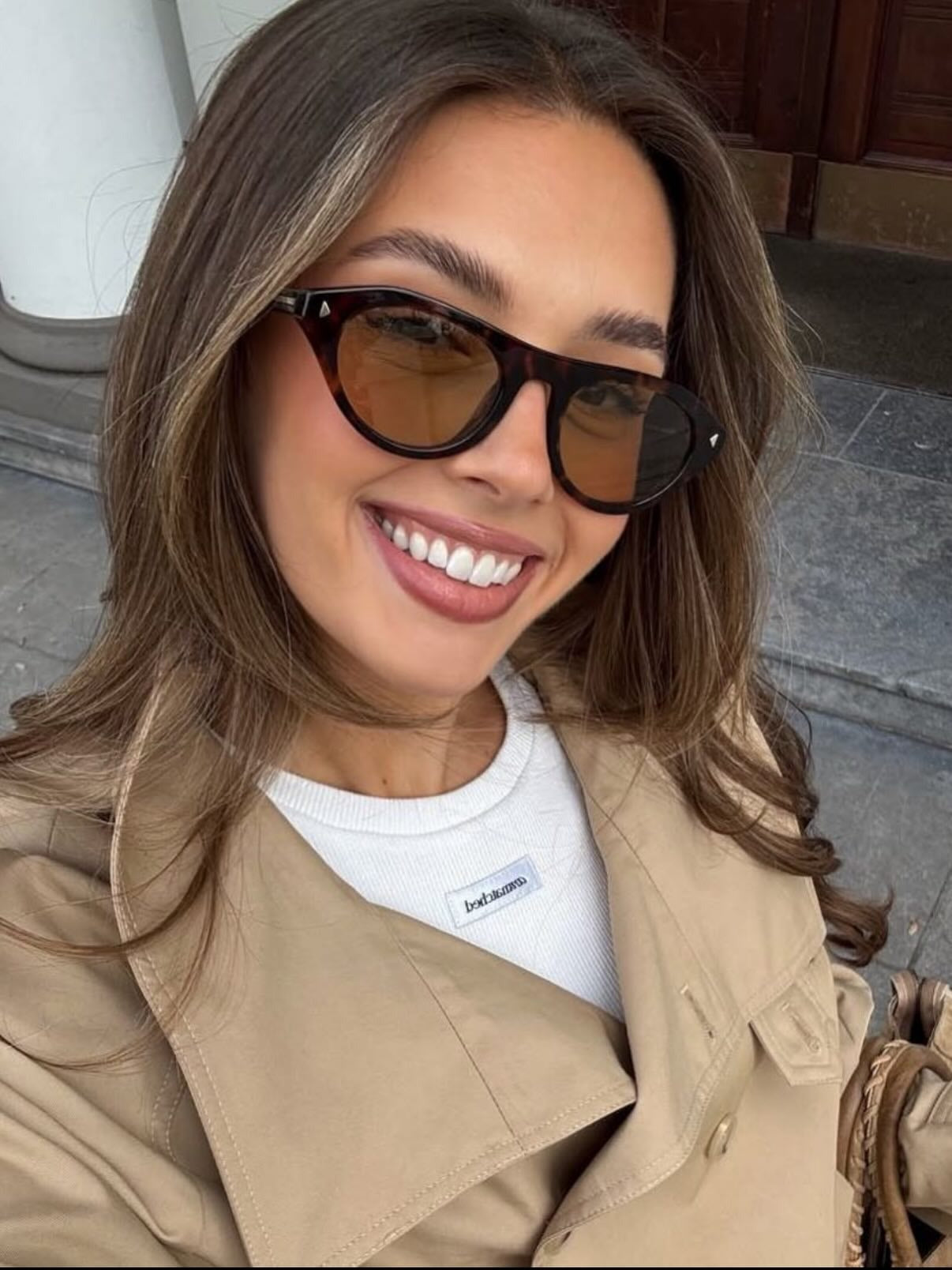 Elina oversized solbriller