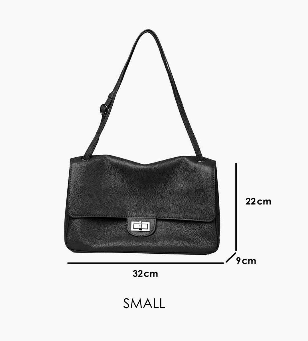 SOERA Alicia Commuting Tote Bag - Bag - SOERA-825539-BLA-32-78819 Black 32cm x 9cm x 22cm