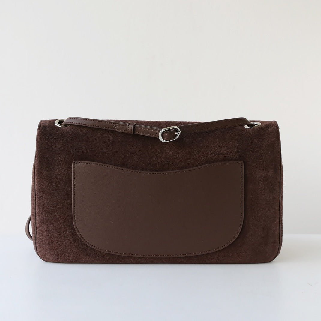 SOERA Esther Frosted Cowhide Retro Tote Bag - Bag - SOERA-968003-BRO-32-35747 Coffee Small