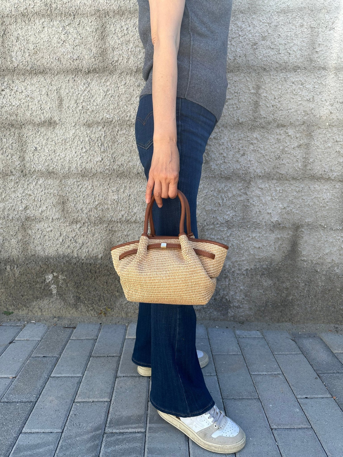 SOERA Francia Small Woven Tote Bag - Bag - SOERA-410435-BLA-OS-13987 Black
