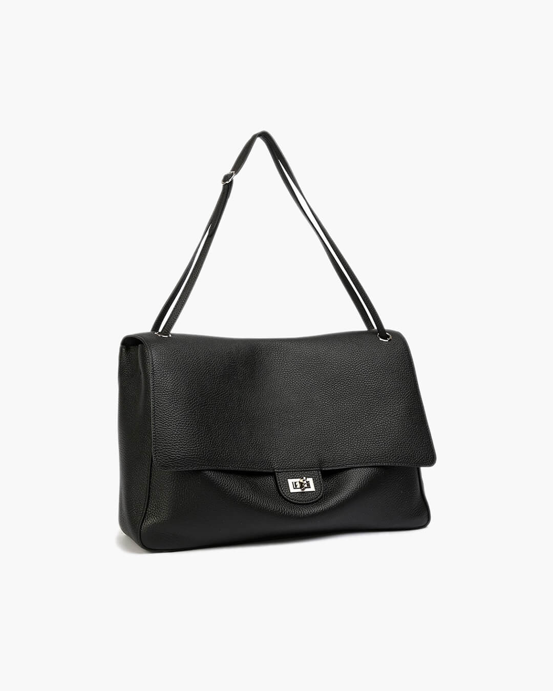 SOERA Miriam Crossbody Leather Shopper Bag - Bag - SOERA-999619-DEF-OS-09700 Small Black