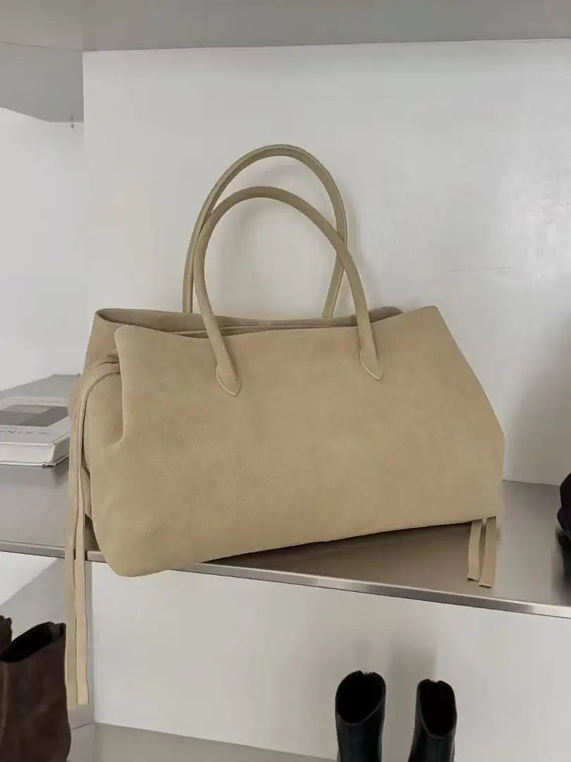 SOERA Miriam Multi-Compartment Shoulder Tote Bag - Bag - SOERA-662019-BEI-L-89315 Beige Large 38x20x23 cm