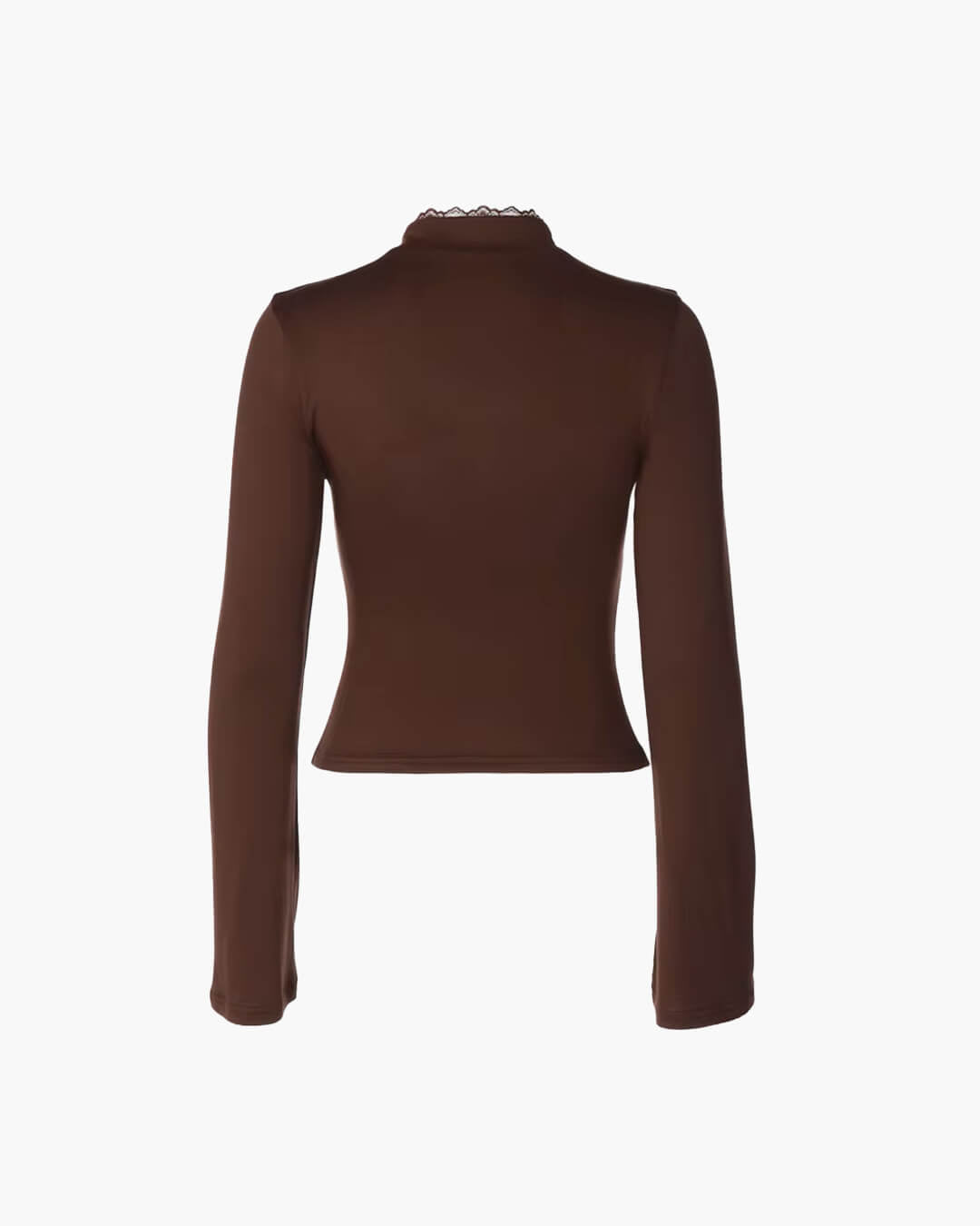 SOERA Gloria High Neck Keyhole Blouse - Blouse - SOERA-233731-COF-XS-36963 Coffee XS