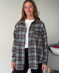 Melissa oversize ternet skjorte