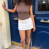Carmen Bodycon Miniskort med lav talje