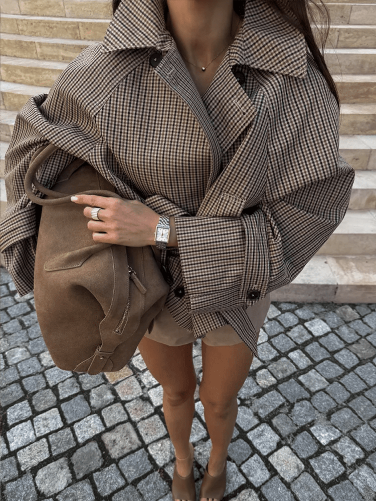 Jasmin Ternet Tragtkrave Trenchcoat