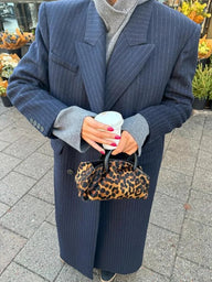 Monica Dobbeltradet Lang Frakke