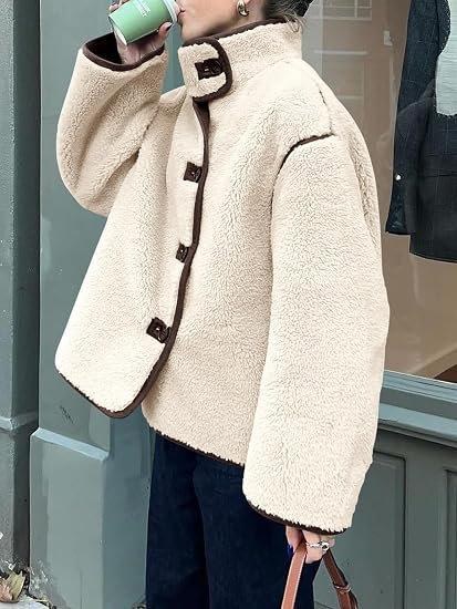 SOERA Cynthia Faux Fur Jacket - Coats & Jackets - 3256810229368927-;cE1766554851657393244 Beige L