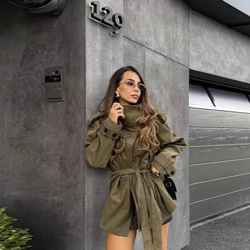 SOERA Noemi Belted Trench Coat - Coats & Jackets - 