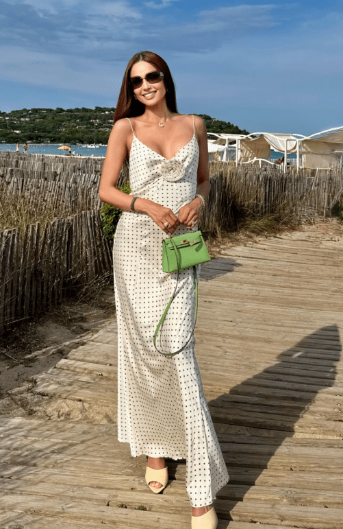 SOERA Ava Polka Dot Floral-Appliqué Maxi Dress - Dress - SOERA-960259-DEF-OS-29828 S