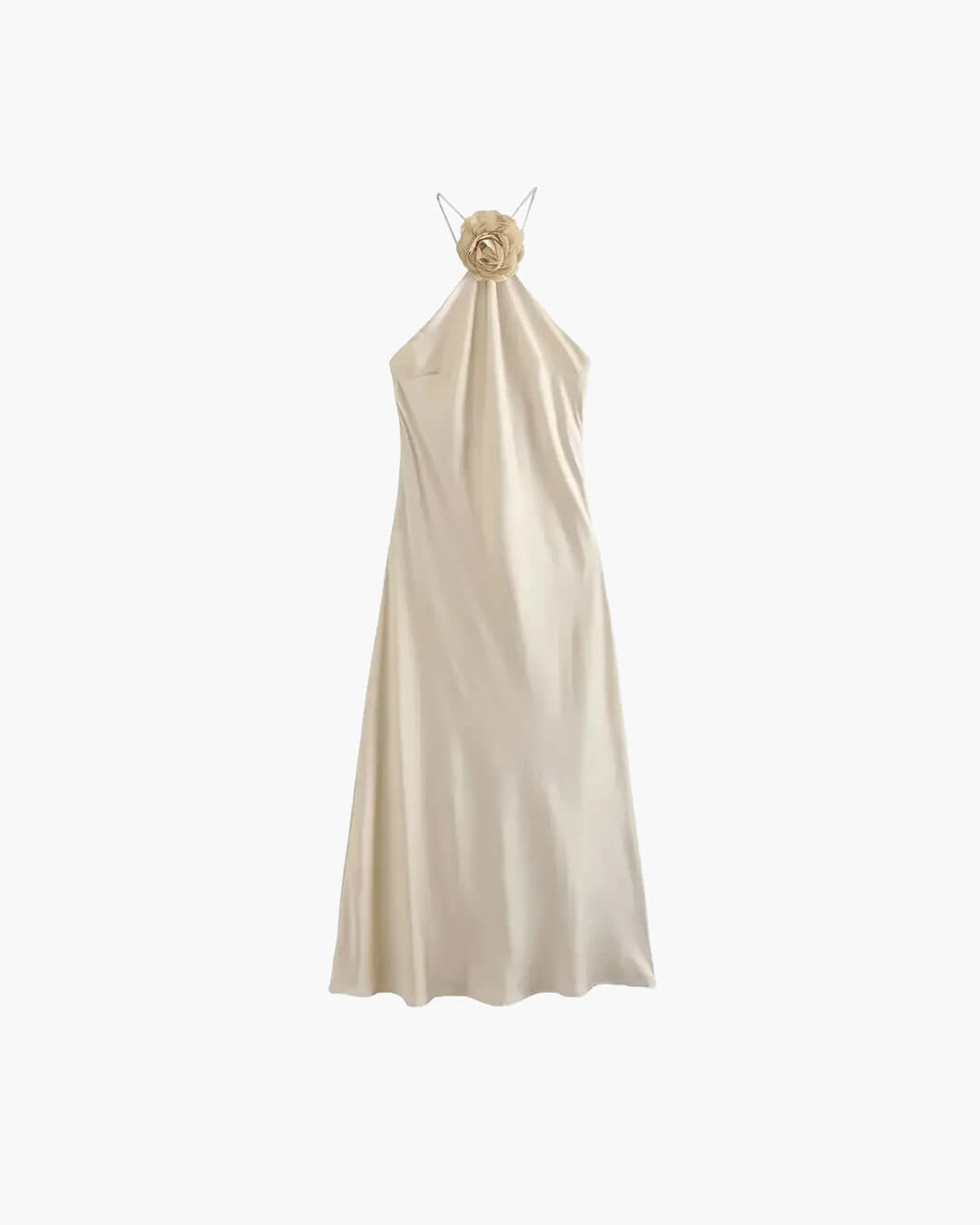 SOERA Harper Satin Halter Maxi Dress - Dresses - vZ1770927322300494285 XS