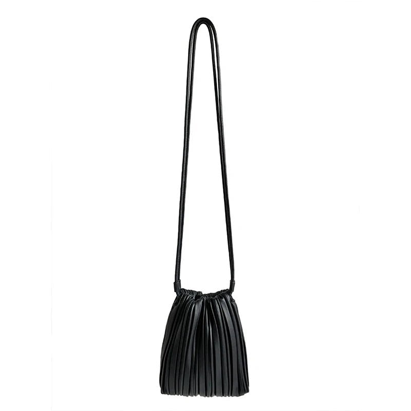 SOERA Lily Pleated Mini Crossbody Bag - Handbags -  Beige