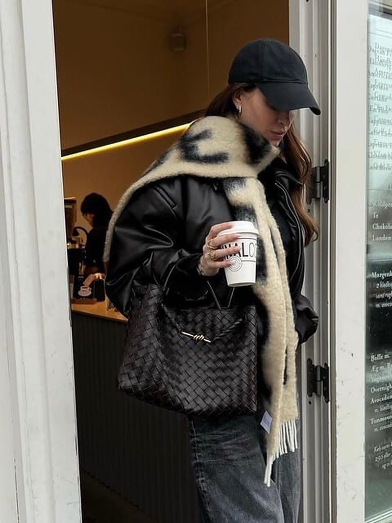 SOERA Lucia Woven Bag - Handbags - DBAD2-RE700001 Medium Coffee