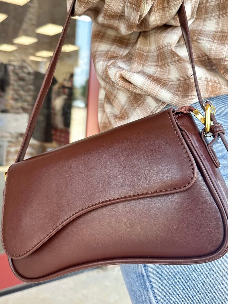 SOERA Mila Shoulder Saddle Bag - Handbags - Soera-Mila-Shoulder-Bag-Silver Silver Regular