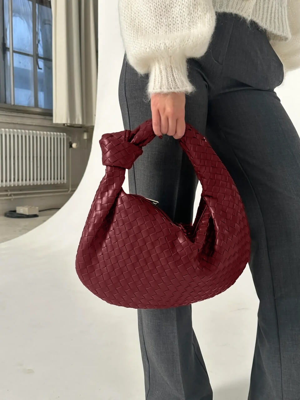 SOERA Woven bag Medium - Handbags - DBAD2-QK170008 Red