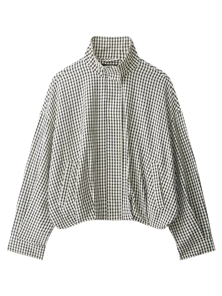 SOERA Aiso Plaid Bomber Jacket - Jacket - SOERA-950083-DEF-OS-71397 M