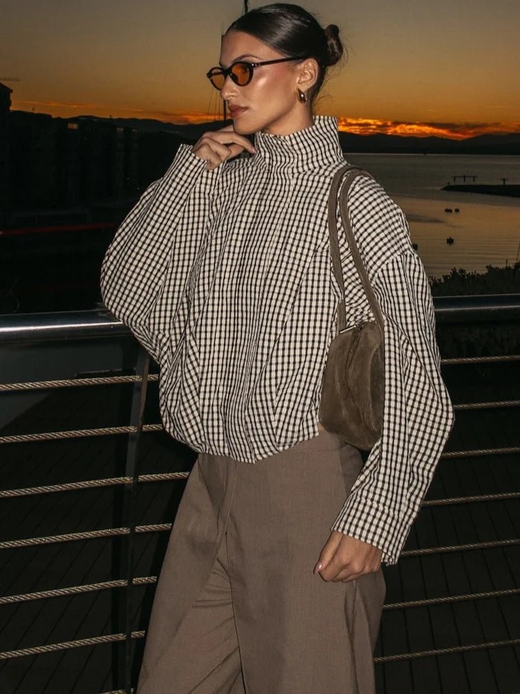 SOERA Aiso Plaid Bomber Jacket - Jacket - SOERA-950083-DEF-OS-71397 M