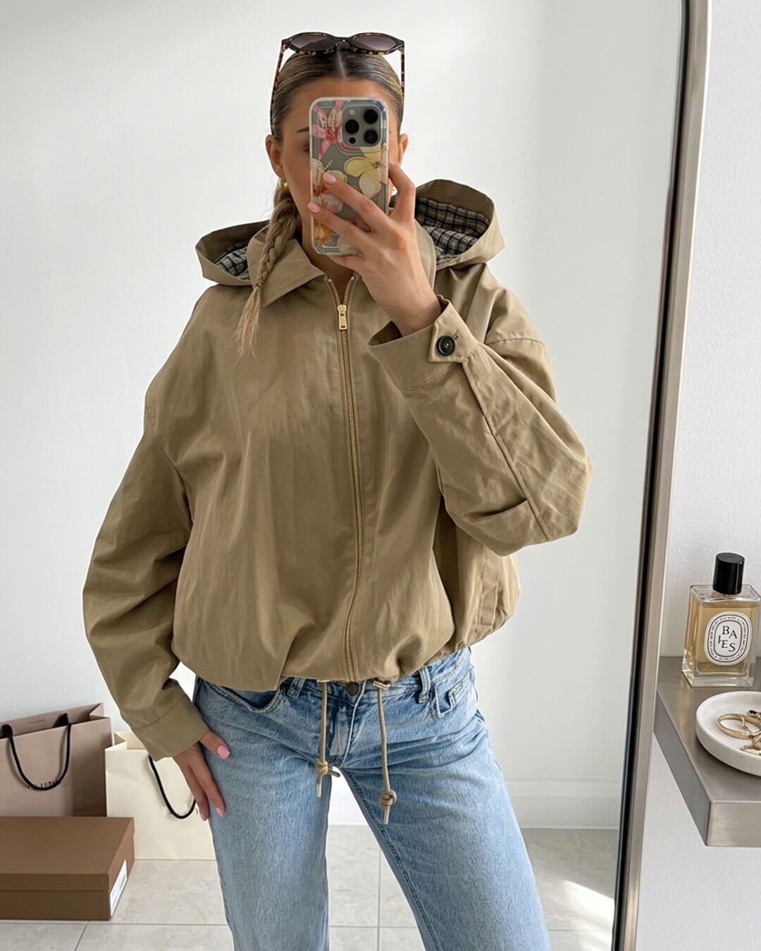 SOERA Julia Hooded Zip Jacket - Jacket - SOERA-372099-KHA-L-11331 Beige L