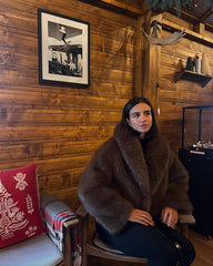 Elsa Short Faux Fur Coat