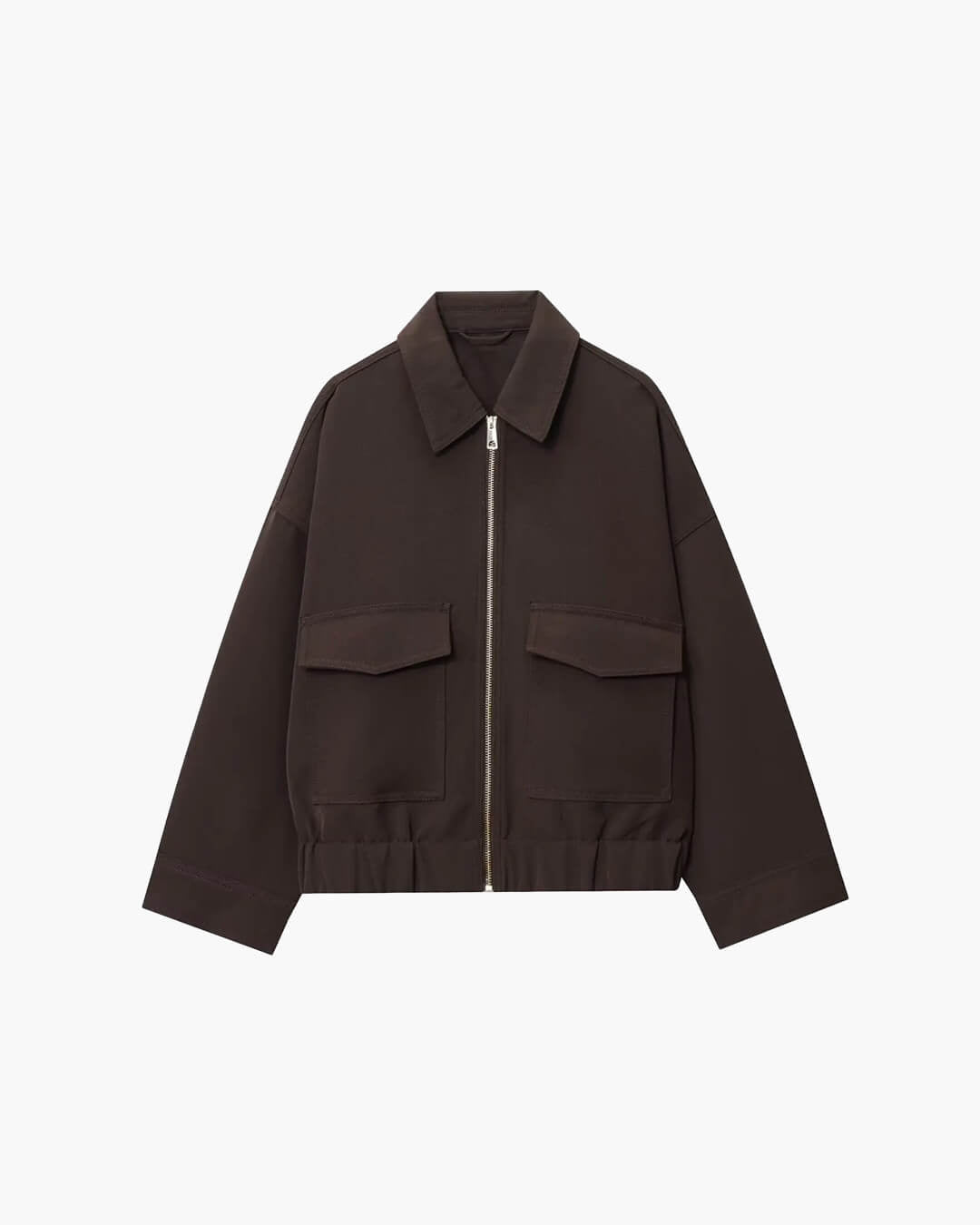 SOERA Ginny Flap Pocket Bomber Jacket - Jackets - 1005009910944019-;jl1773321573600182176 XS