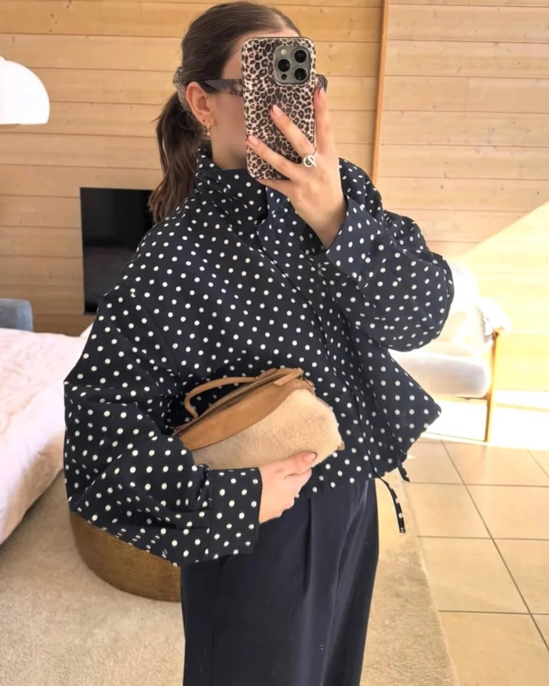 SOERA Hermine Polka Dot Jacket - Jackets - 1005009613676654-;QS1773321573273193245 Black S