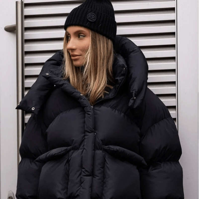 SOERA Janine Hooded Puffer Jacket - Jackets - zZ1762345864134432038 Black S