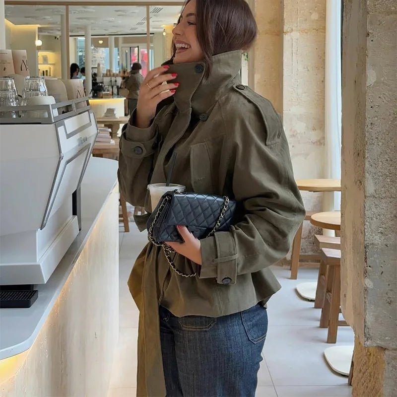 SOERA Noemi Belted Trench Coat - Jackets - 