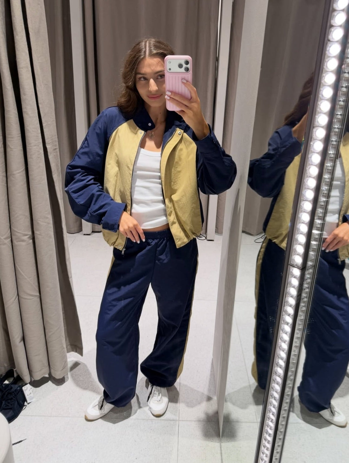 Helen Patchwork Nylon Tracksuit