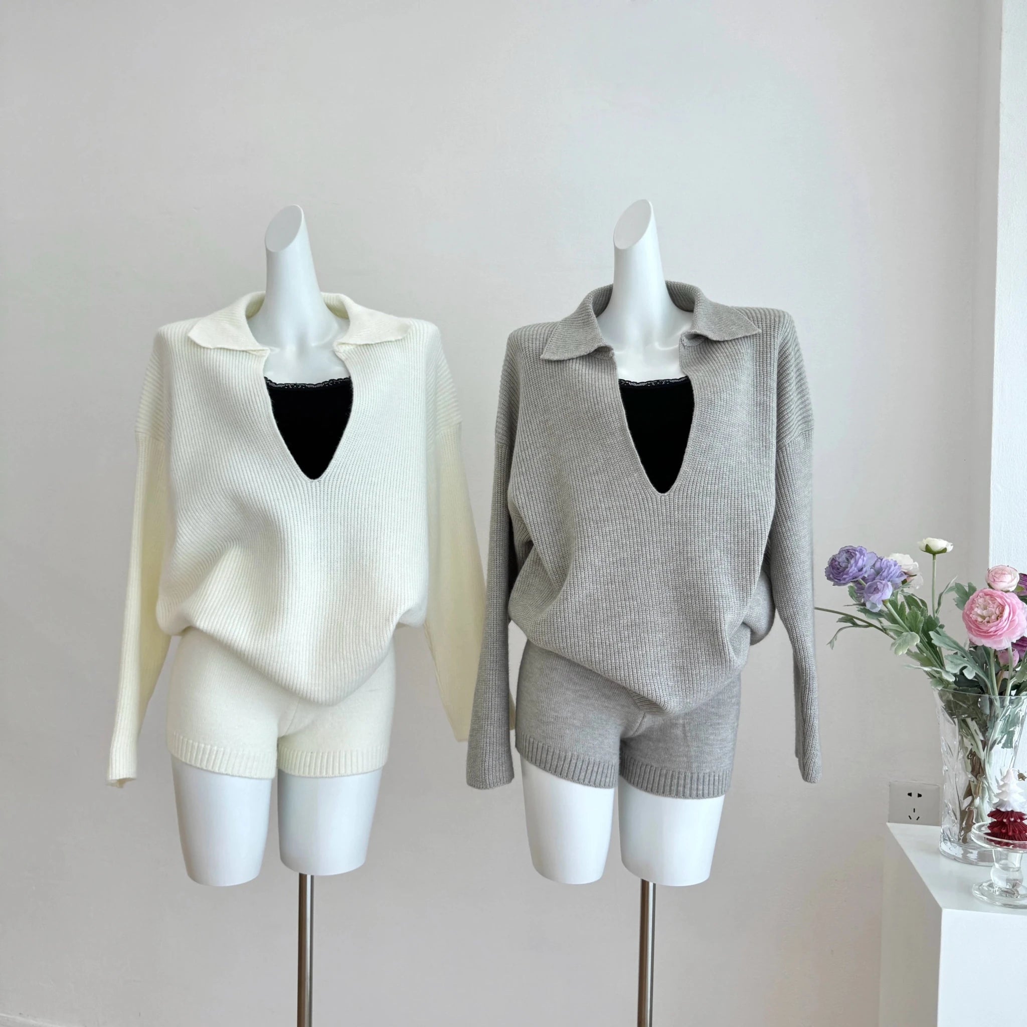 SOERA Jeannette Sweater Suit - Matching Sets - 1005007794073525-;js1769140529555962688 Deep Blue M