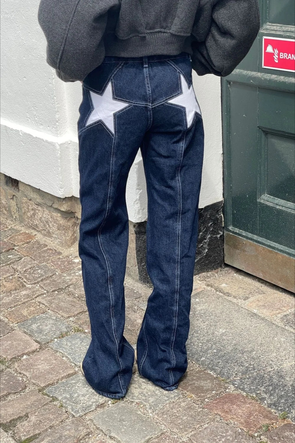 SOERA Charlize Star Patchwork Color - Block Jeans - Pants -  Dark Blue M