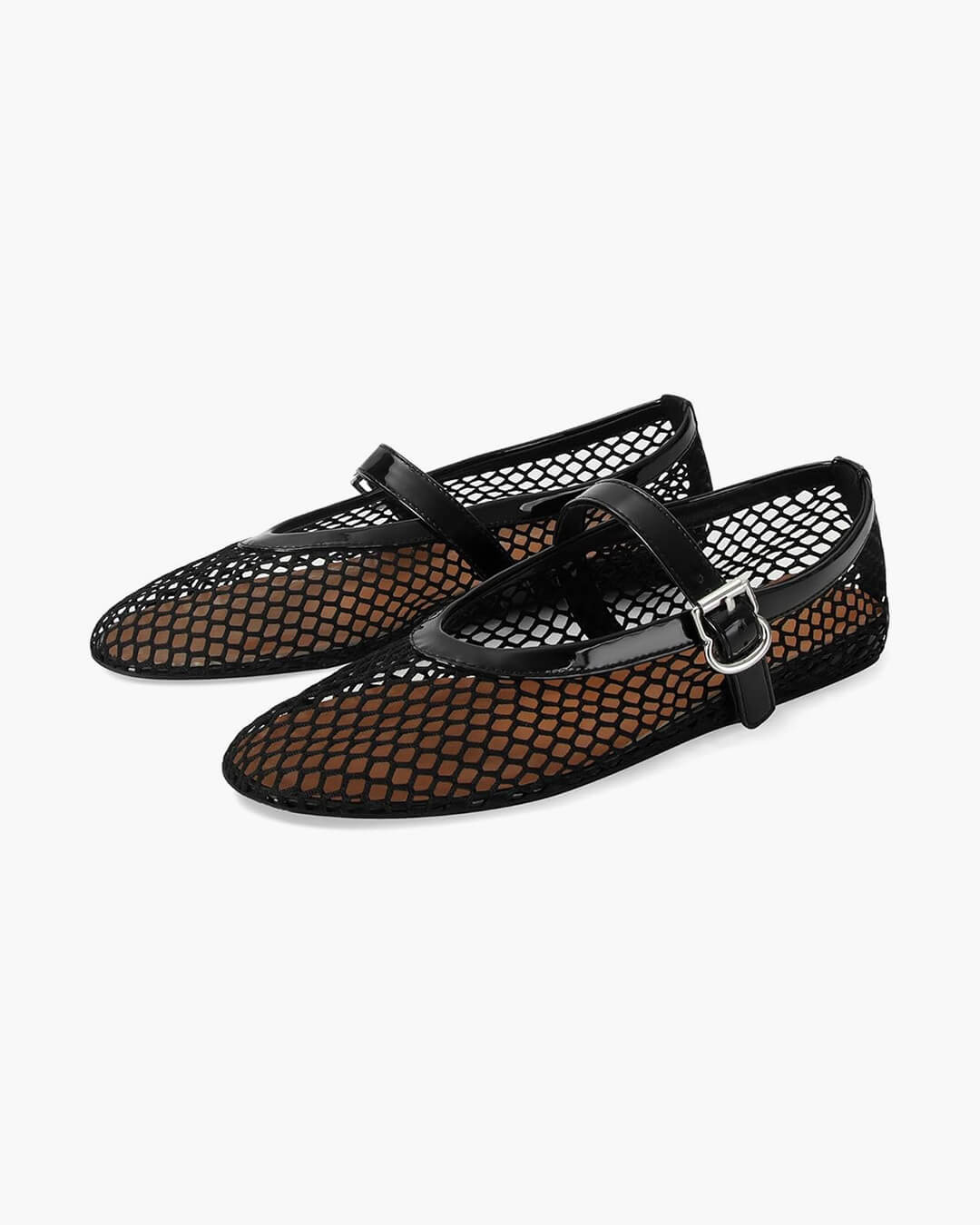 SOERA Rebecca Mesh Ballet Flats - Shoes -  Beige 36