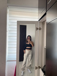 Celeste Asymmetrical Cut-Out Crop Top