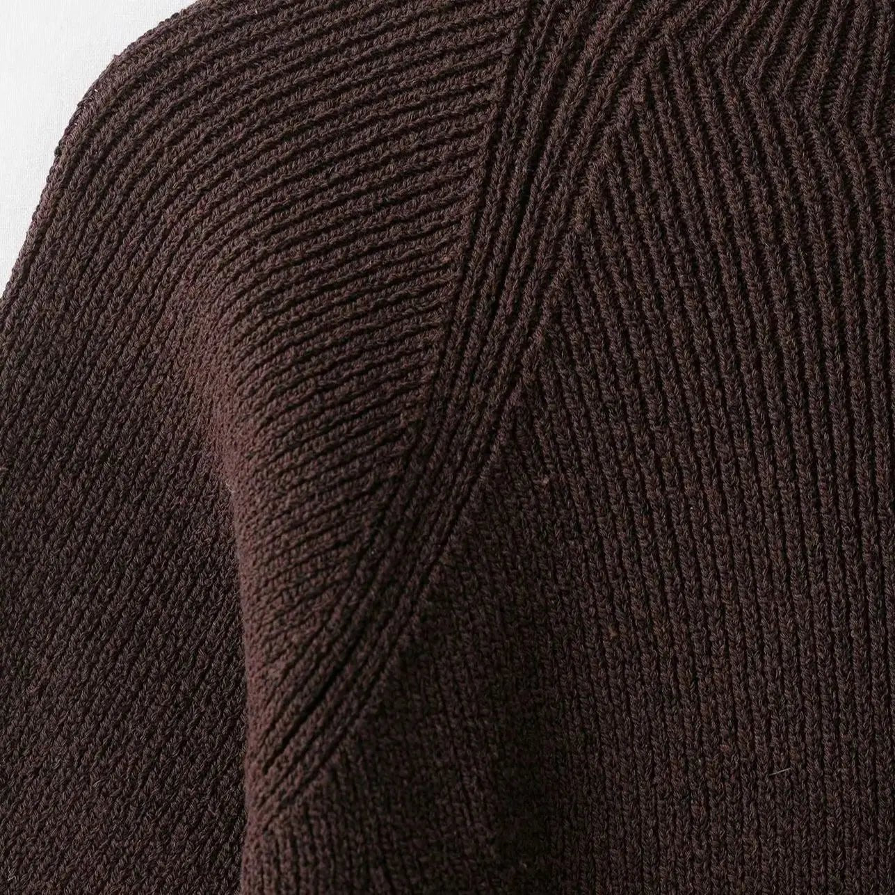 SOERA Paloma Seamless Knit Crop Top - Tops - 1005010013338125-;XS1764703454034663875 Brown L